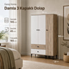 Garaj Home Damla 3 Kapaklı Çekmeceli Dolap