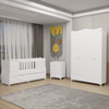 Garaj Home Melina Bebek Odası Yıldız 4 Kapaklı - Beyaz
