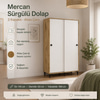Garaj Home Mercan Sürgülü Dolap 2 Kapaklı - Atlas Çam