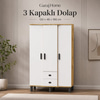 Garaj Home Parla 3 Kapaklı Dolap