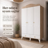 Garaj Home Sude Membran Country 3 Kapaklı Dolap - Soho