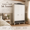 Garaj Home Tuana Membran 3 Kapaklı Dolap