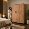 Garaj Home Yaren 3 Kapaklı Dolap - Atlas Çam