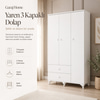 Garaj Home Yaren 3 Kapaklı Dolap - Beyaz