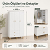 Garaj Home Yaren 3 Kapaklı Dolap - Bohem
