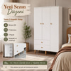 Garaj Home Yaren 3 Kapaklı Dolap - Bohem