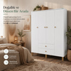 Garaj Home Yaren 4 Kapaklı Dolap - Bohem