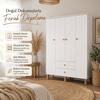 Garaj Home Yaren 4 Kapaklı Dolap - Bohem