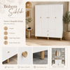 Garaj Home Yaren 4 Kapaklı Dolap - Bohem