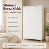 Garaj Home Yıldız 3 Kapaklı Dolap - Beyaz