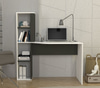 Gemini Calisma Masasi Beyaz - Antrasit 1218X596X1318 Mm