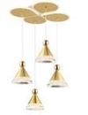 Gold Led Avize 64682