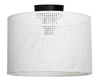Goza 30Cm Plafonyer Beyaz Hasir Desen-Mdl.5084