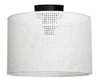 Goza 38Cm Plafonyer Beyaz Hasir Desen-Mdl.5091