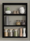 Hardy Duvar Rafi Sencronblack 43,6X60X9 Cm
