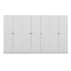 Kale 7 Mebran Kapaklı 2Ç Dolap - Beyaz