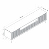 Kale Luxe Tv 180cm Ayaklı Ünitesi - Kumtaşı