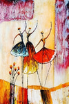 Kanvas Tablo 30X40 Kız Desenli