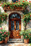 Kanvas Tablo 50X70 Manzara Kapı