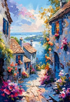 Kanvas Tablo 50X70 Manzara Sokak 3