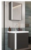 Kemer 60 Cm Banyo Dolabı Antrasit