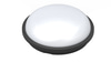 Ledli Armatur Oval Siyah 22Cm 20W 2000Lm Beyaz Isik Kns