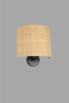 Lumexx Hasır Rattan Abajurlu Oval Aplik