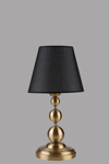 Lumexx Hayal Eskitme Pramit Hasır Siyah Abajurlu Masa Lambası