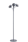Lumexx Küre 3 Lü Gri Lambader Metal Başlıklı