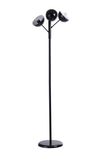 Lumexx Küre 3 Lü Siyah Lambader Metal Başlıklı