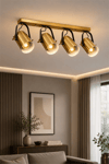 Lumexx London 4 Lü Sıralı Eskitme Plafonyer Avize