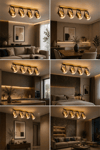 Lumexx London 4 Lü Sıralı Eskitme Plafonyer Avize