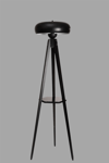 Lumexx Sehbalı Tripod Siyah Lambader Smith Siyah Başlıklı