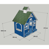 Mandu Ahşap Çocuk Oyun Evi (Playhouse) Bodrum