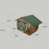 Mandu Ahşap Çocuk Oyun Evi (Playhouse) Hobbit