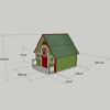 Mandu Ahşap Çocuk Oyun Evi (Playhouse) Hollanda