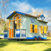 Mandu Ahşap Çocuk Tinyhouse Oyun Evi