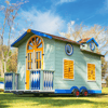 Mandu Ahşap Çocuk Tinyhouse Oyun Evi