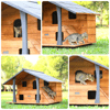 Mandu Ahşap Lüks Kedi Evi