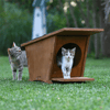 Mandu Ahşap Mini Kedi Evi (Yeni Doğan evi)