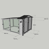 Mandu Bahçeli Kedi Apartmanı (kedi evi) + Mama kapları hediye