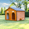Mandu Isı Yalıtımlı 2 Bölmeli Köpek Kulübesi