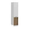 Minar 45 Cm Mutfak Boy Dolabı - Beyaz/Dore D45-D1