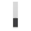 MİNAR 45 CM MUTFAK BOY DOLABI BEYAZ ANTRASİT D45-MCBA1
