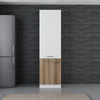 Minar 60 Cm Mutfak Boy Dolabı - Beyaz/Dore D60-D1