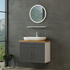 Minar Banyo Dolabı 100Cm As2K1Ç+1Ya1R+Tzg Beyaz