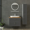 Minar Banyo Dolabı 100Cm As2K1Ç+1Ya1R+Tzg+Boy Beyaz