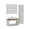 Minar Banyo Dolabı 100Cm As2K+2K2A+Tzg+Boy Beyaz