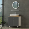 Minar Banyo Dolabı 100Cm Ay2K+1Ya1R+Tzg Beyaz