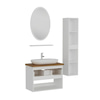 Minar Banyo Dolabı 85Cm As2K1Ç+1Ea1R+Tzg+Boy Beyaz